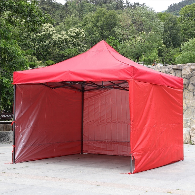 Outdoor Canopy Tent With Side Walls Waterproof Portable Gazebo With Window