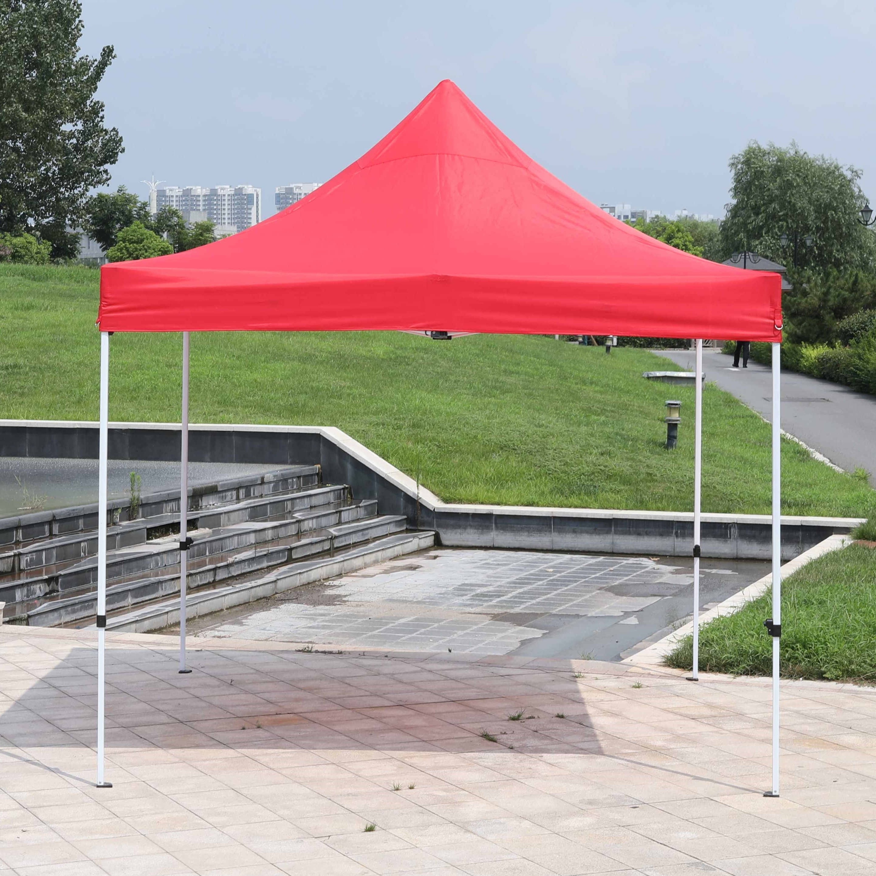 13'x 13' Pop Up Gazebo with Mosquito Netting, Outdoor Gazebo Waterproof Canopy Tent with Double Roof Tops