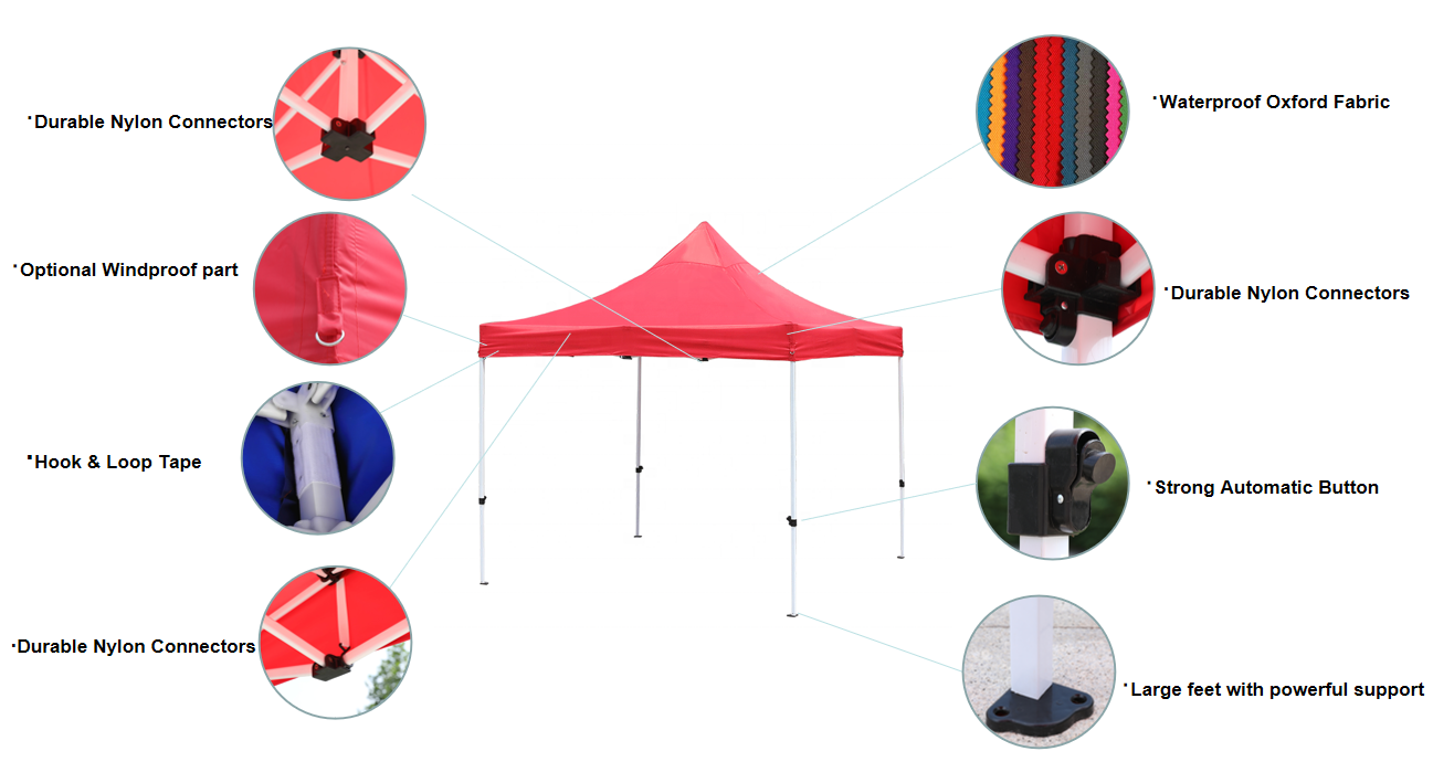 toldo plegable 3x3 completo party tent canopy accessories   Gazebo Tenda 1.5X1.5 Barnum 2X2 Carpa Plegable Para Autos Carpas 2X2