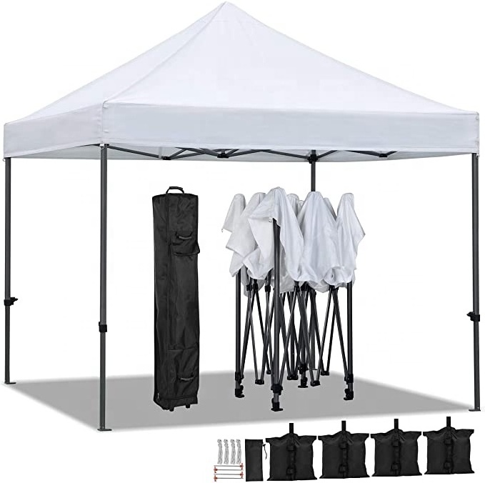 waterproof 10x10 canopy folding tent with logo camping malaysia 10x20 pop up canopy custom ez up metal frame trade show tent