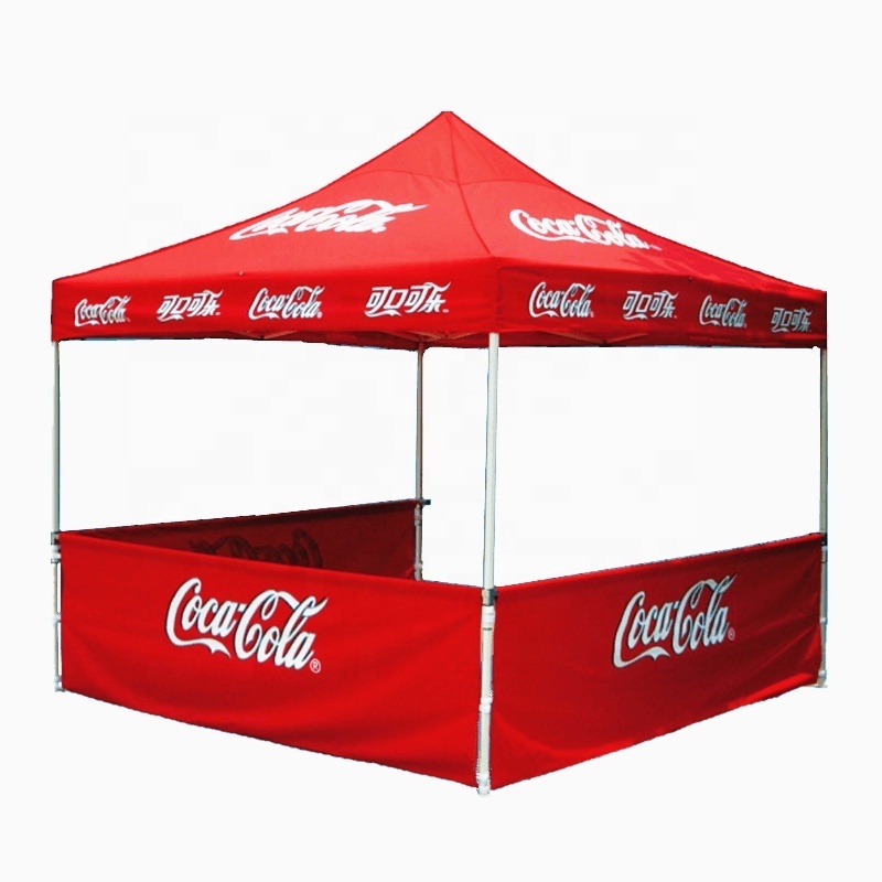 8x8 10x10 10x20 Cheap Pop Up Tent Canopy Tent  With Half wall