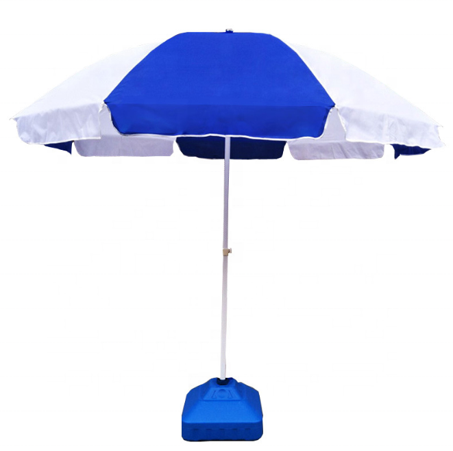 Large White Sunshade waterproof Outdoor Beach Patio Garden Umbrella