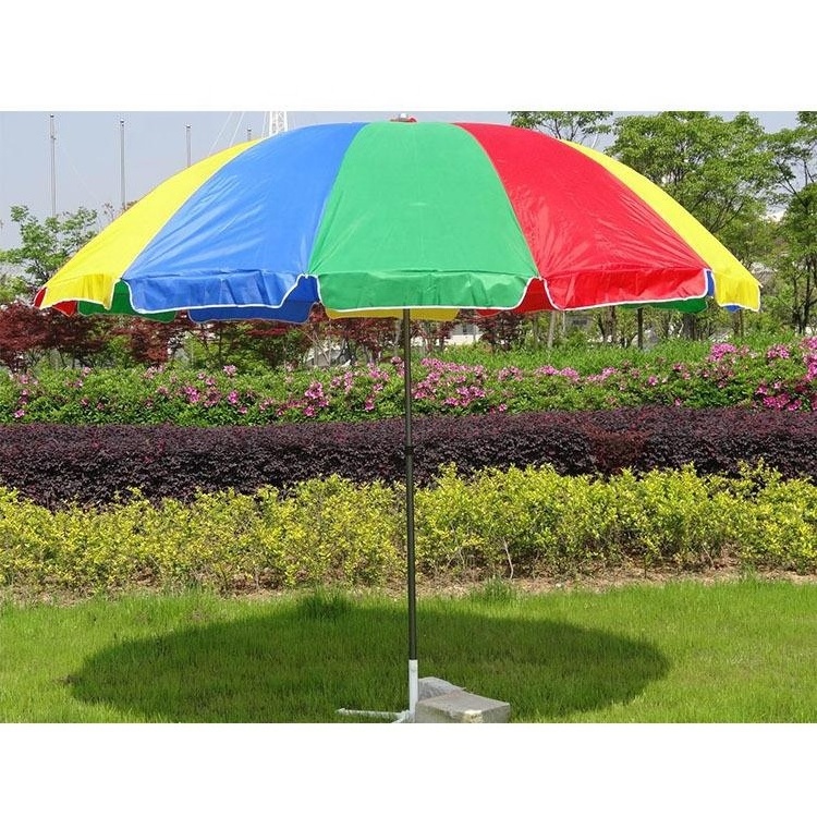 Large White Sunshade waterproof Outdoor Beach Patio Garden Umbrella