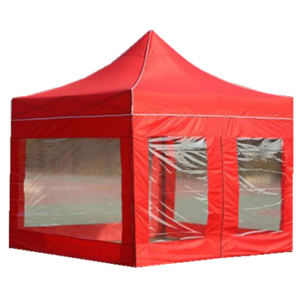 Factory Wholesale 3x3m Portable Gazebo Folding 10x10 Ez up Canopy Tent With Transparent Curtain