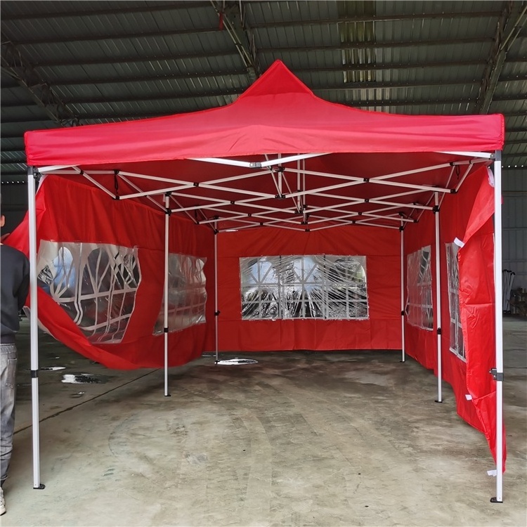 Black Blue Red 3x6m pop up Folding bbq grill garden tenda 3x3 10x20 canopy tent gazebo automatico 6x3 with sidewalls