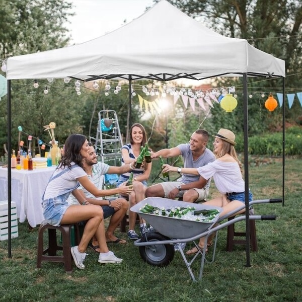 Backyard pop up tent canopy pieghevole Folding 8x8 7x7 10x10 outdoor family BBQ grill party event patio garden tenda gazebo 3x3