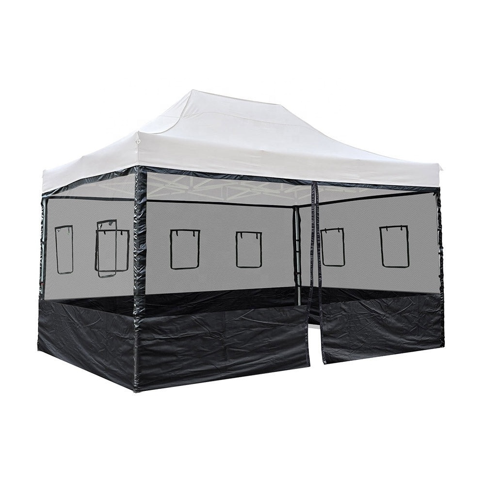 marquee awning gasebo 4 walls mosquito net sidewalls tent gazebo transparent sidewall