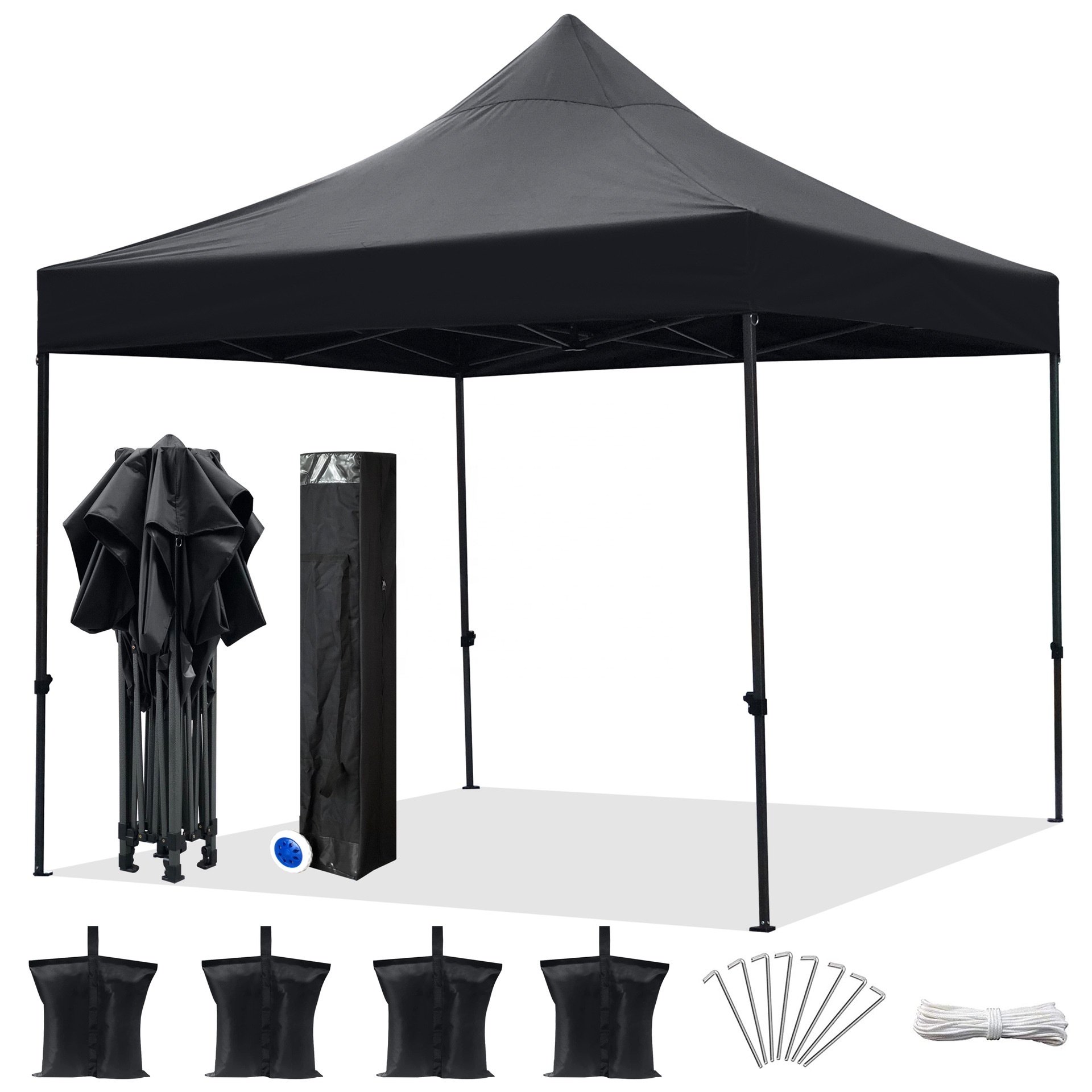 Custom Logo Design Trade Show Heavy Duty Gazebo Folding Tents 10X10 Pop Up Canopy Tent for Market Promotional