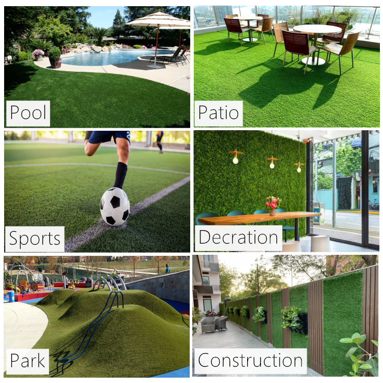 outdoor garden green grass carpets football grass wall artificial grass for Garden