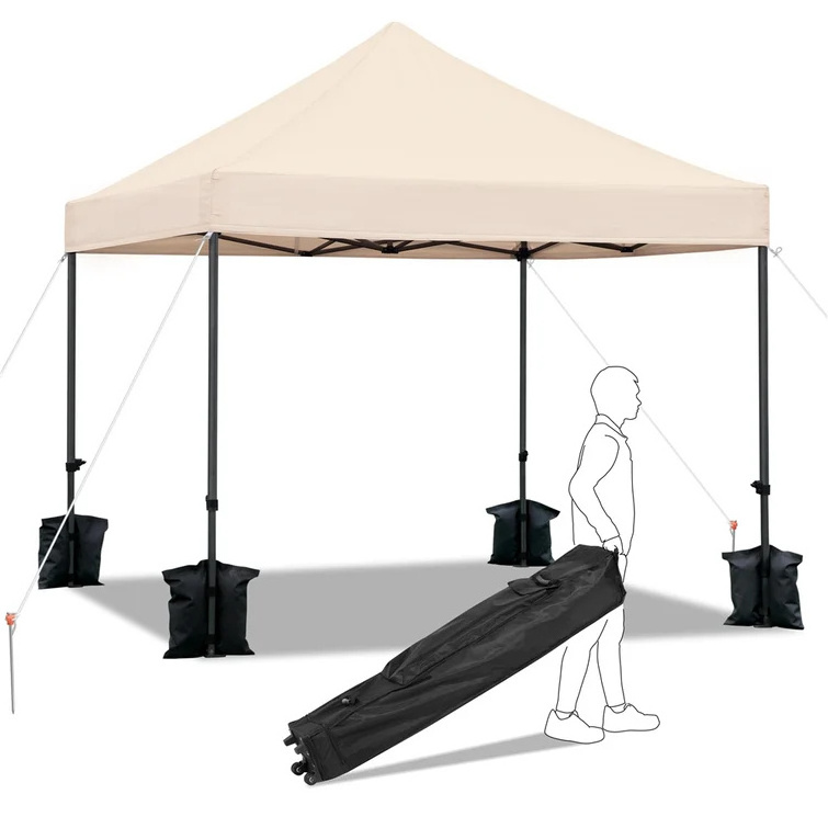 5x5  10x15 canopy pop up tent waterproof exhibition market tents gazebo with wheels bag