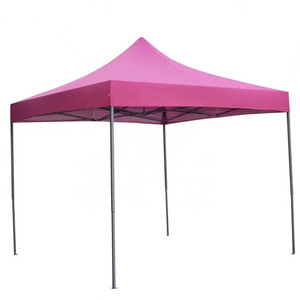 10x10 Ft pop up outdoor canopy tent for event party gazebo pink