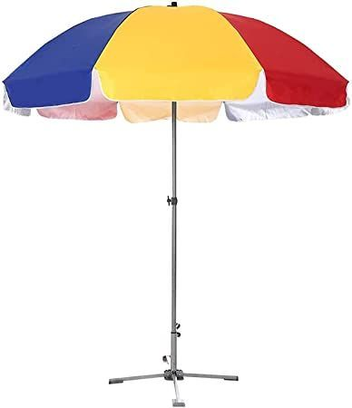 China Modern Waterproof Blue Beach Parasol Patio Umbrella Bases Outdoor Park Sun Foldable Parasoles