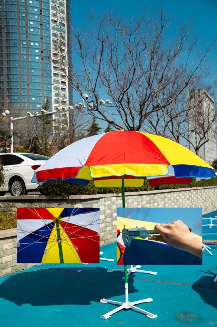 High Quality Luxury Outdoor Center Pole Foldable Umbrella 9ft Custom Print Market Patio Parasol Restaurant Umbrella