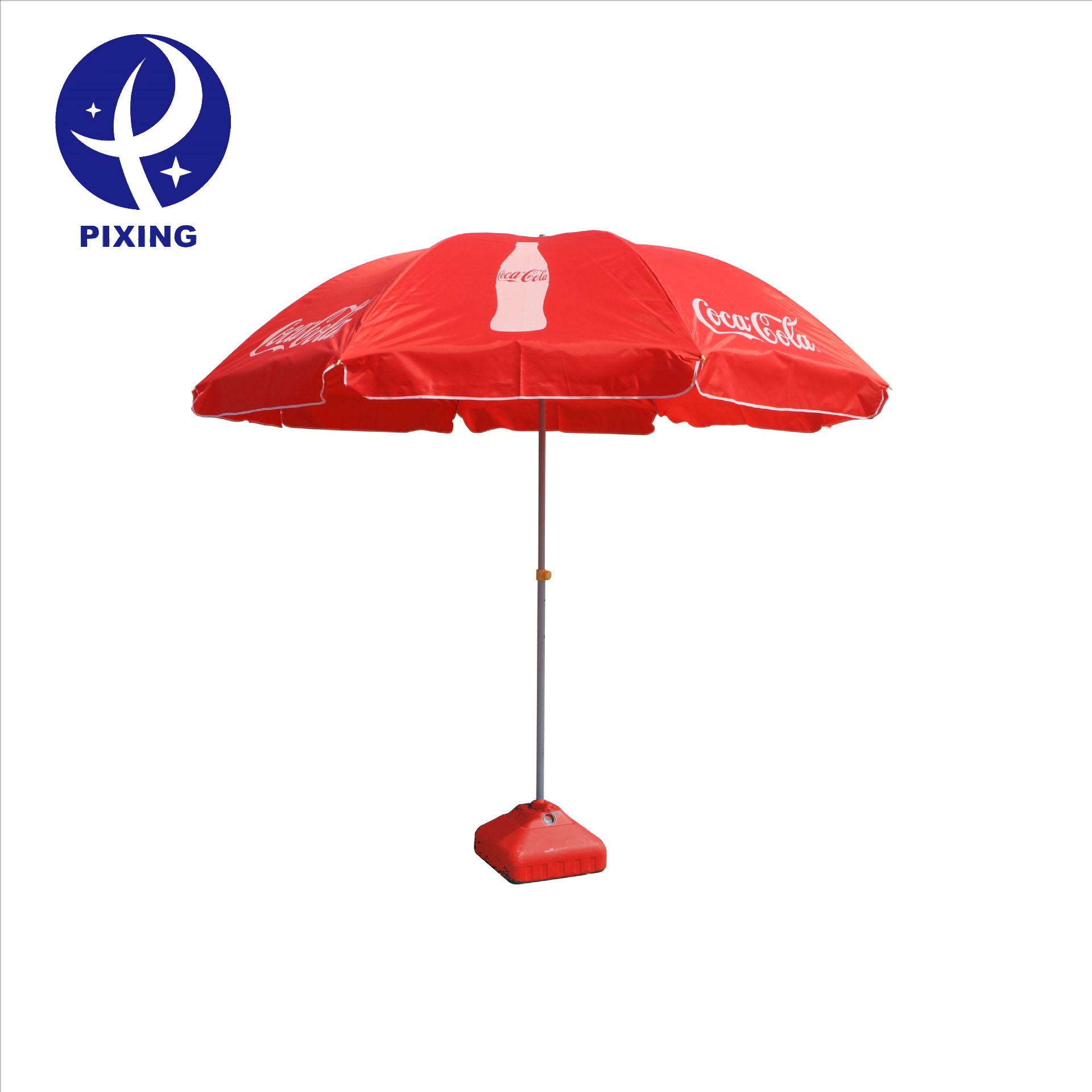 Outdoor Advertising Cafe Umbrella Custom Logo Printed Branded Fold Sun Shade Garden Market Golf Parasol Beach Umbrella