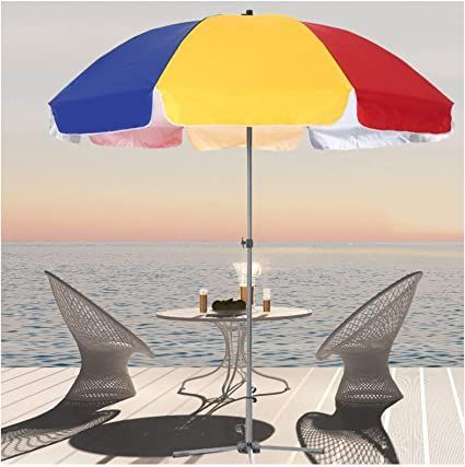 Wholesale Custom Outdoor Foldable Sun Umbrella Advertising Polyester PVC Vinyl Oxford Beach Umbrellas