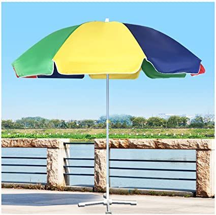 Wholesale Custom Outdoor Foldable Sun Umbrella Advertising Polyester PVC Vinyl Oxford Beach Umbrellas