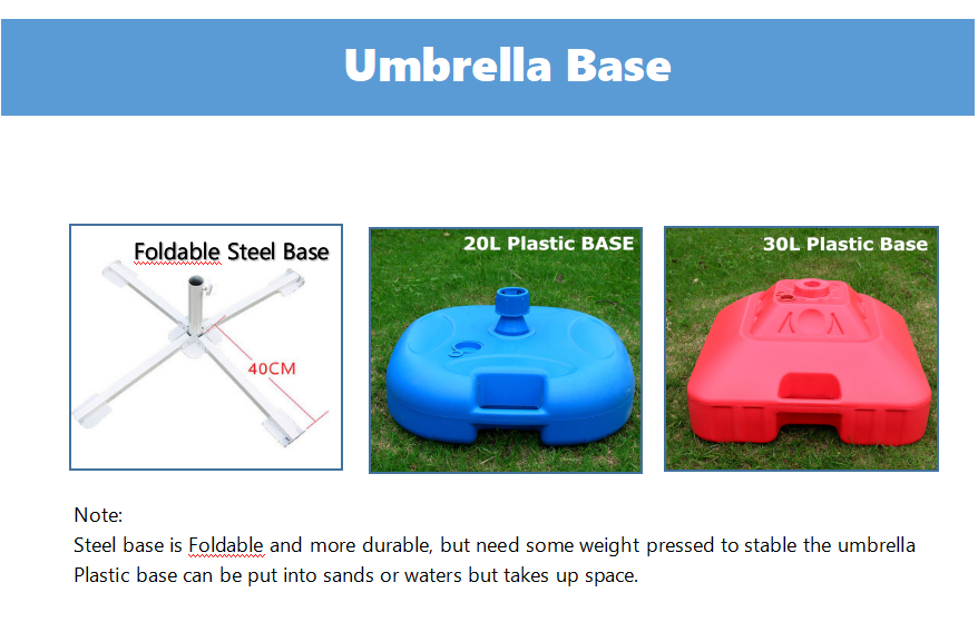 Factory Supply Large Sun Umbrella Portable Outdoor Umbrella Luxury UV Sun Protection Patio Beach Umbrella