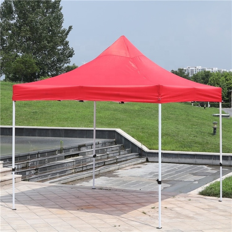 China Red 420D Oxford Retractable Waterproof Outdoor Tent Gazebo 3x3