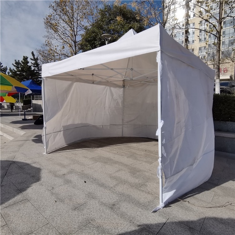 Outdoor advertising tent printed word square sunshade canopy folding telescopic four-legged stand with large umbrella camouflage