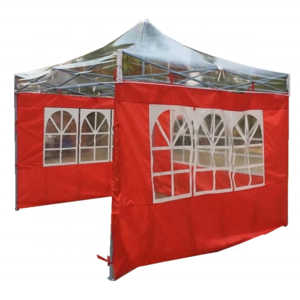 Square 3X3M Outdoor Mini Greenhouse Tent 10x10 Folding Garden Tent With Transparent PVC Roof