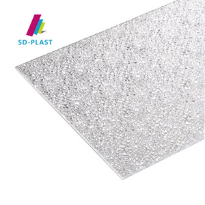 1mm 2mm 3mm 4mm clear and colorful polycarbonate embossed solid plastic sheet pc diamond roof panel