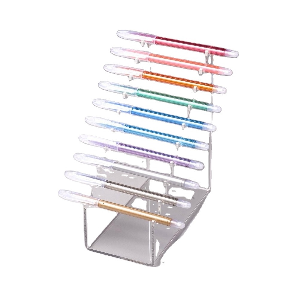 Office stationery acrylic plastic display stand for pen