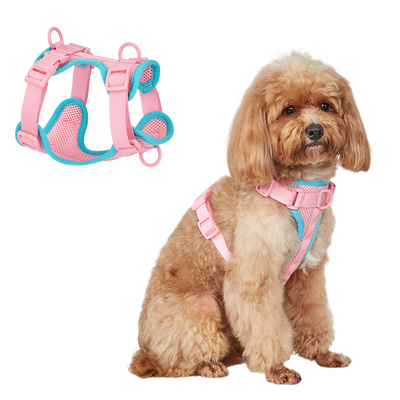 PNB Factory Supply Classic Design Plaid Pet Puppy Comfort Padded Dog Vest Harness No Pull Adjustable Custom Dog Harness Vest