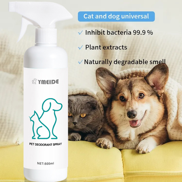 Private Label Orange Deodorizer Carpet Urine Stain Odor Remover Spray Strong Pet Odor Eliminator For Cats And Dog