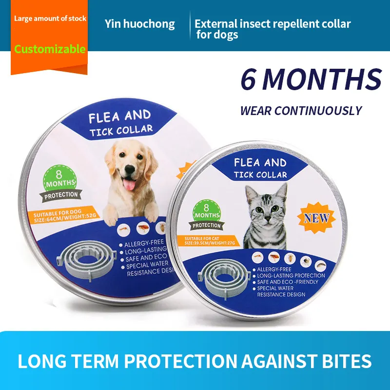 PNB Anti-Insect Pet Collar Removes Flea and Tick Anti Mosquito Repellent Waterproof Collars for Dogs Cats