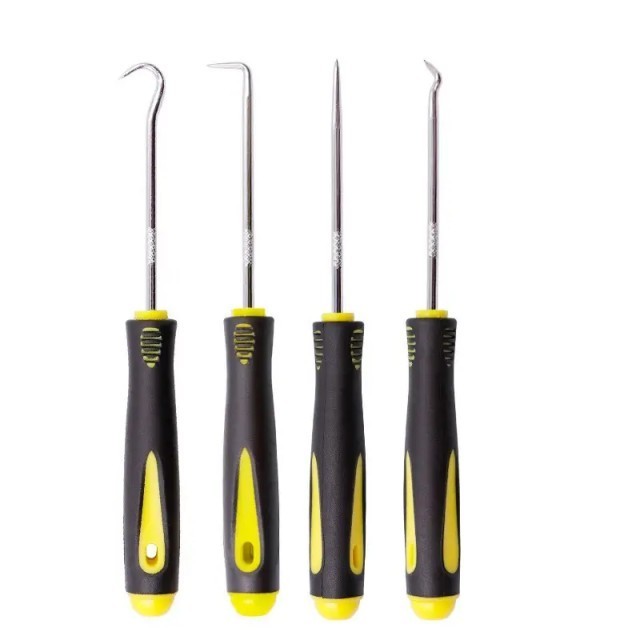 4 pcs Car Remover Tool Set Auto Pick and Hook Set Pull Hook Pick Puller