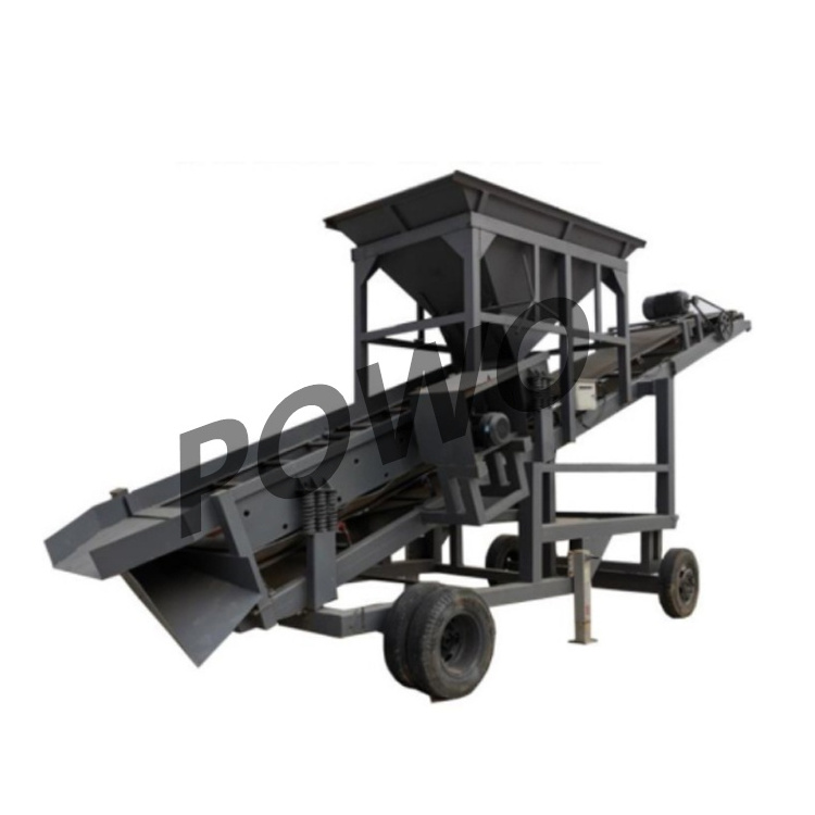 Folding Vibrating Separator Sand Screen Sieve Machine