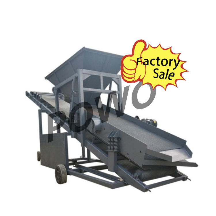 Folding Vibrating Separator Sand Screen Sieve Machine