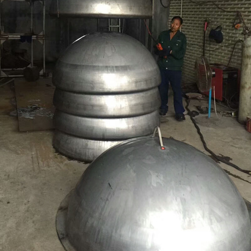 2018 hot sale steel hemisphere hemispherical elliptical dished end heads for pressure vessel tank head