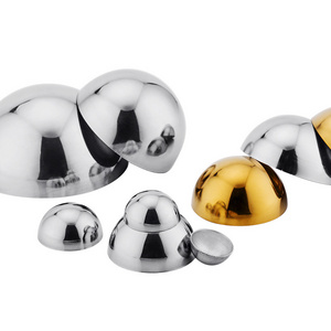 High polished diameter 15mm 20mm 25mm 30mm 40mm 50mm 60mm 76mm 80mm 100mm half hollow stainless steel ball/sphere