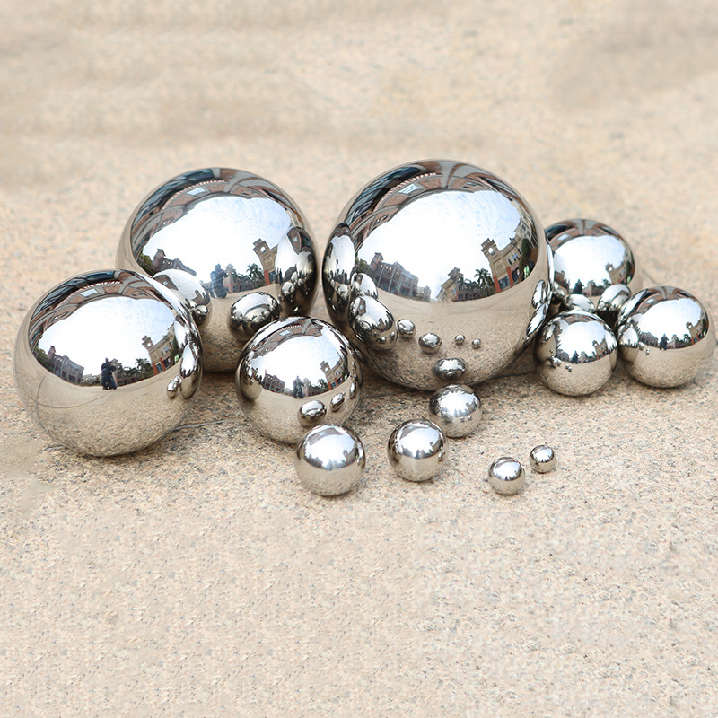 High polished AISI304 Stainless Steel Mirror Decorative Hollow Ball Stainless Steel Large Round Floating Ball