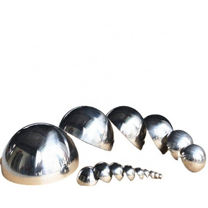 Diameter 50mm 60mm 70mm 80mm 90mm 100mm half hollow stainless steel ball hemispheres for sale