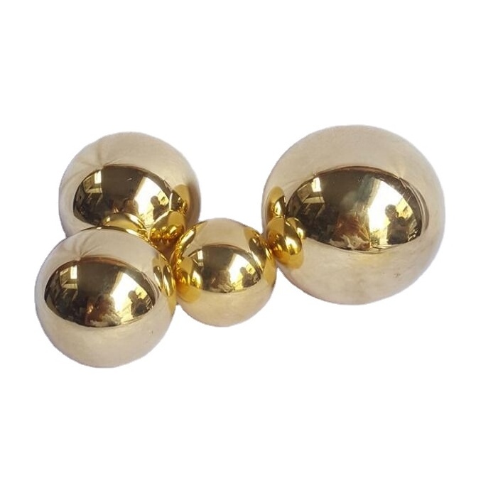 High polished Hollow Brass ball  30mm 35mm 40mm 42mm 55mm 60mm 65mm 80mm 100mm 120mm Hollow brass/copper Ball for decoration