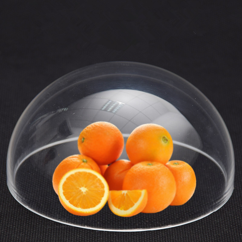 80mm 90mm 100mm 120mm 150mm 180mm 200mm 250mm 300mm  hollow acrylic half sphere plastic dome cover for DIY handmade