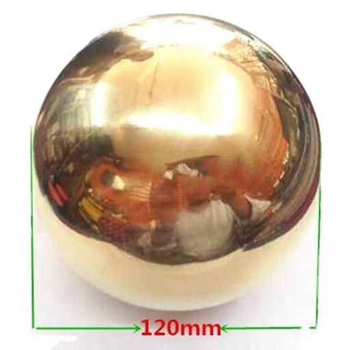 High polished Hollow Brass ball  30mm 35mm 40mm 42mm 55mm 60mm 65mm 80mm 100mm 120mm Hollow brass/copper Ball for decoration