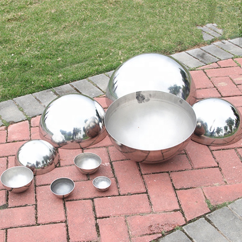 Diameter 50mm 60mm 70mm 80mm 90mm 100mm half hollow stainless steel ball hemispheres for sale