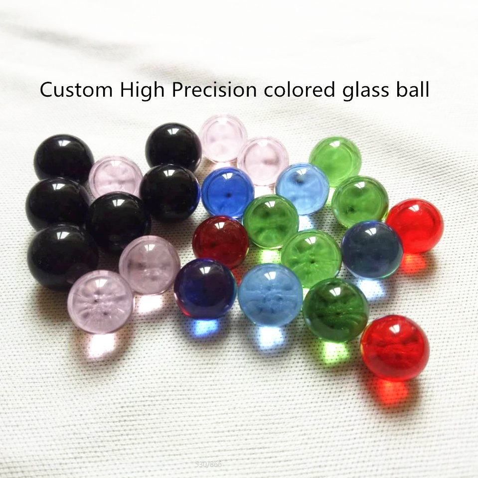 Wholesale Black Solid Glass Balls Round Marbles Glass Beads Crystal Glass Ball