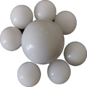 Solid round plastic balls large PTFE plastic sphere