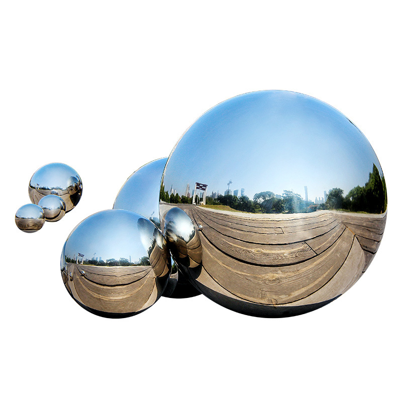 High polished 16mm 19mm 25mm 32mm 38mm 50mm 60mm 80mm 100mm 150mm Mirror smooth large hollow stainless steel ball for decoration