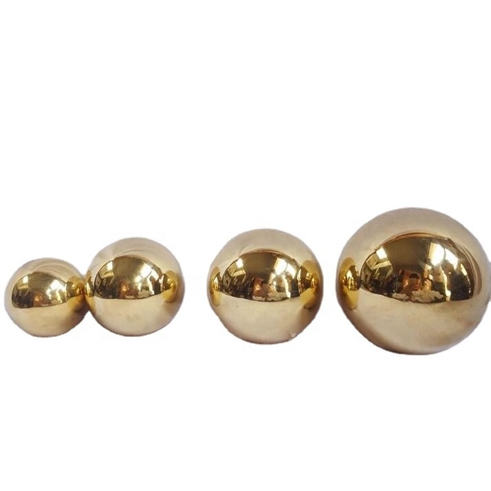 High polished Hollow Brass ball  30mm 35mm 40mm 42mm 55mm 60mm 65mm 80mm 100mm 120mm Hollow brass/copper Ball for decoration