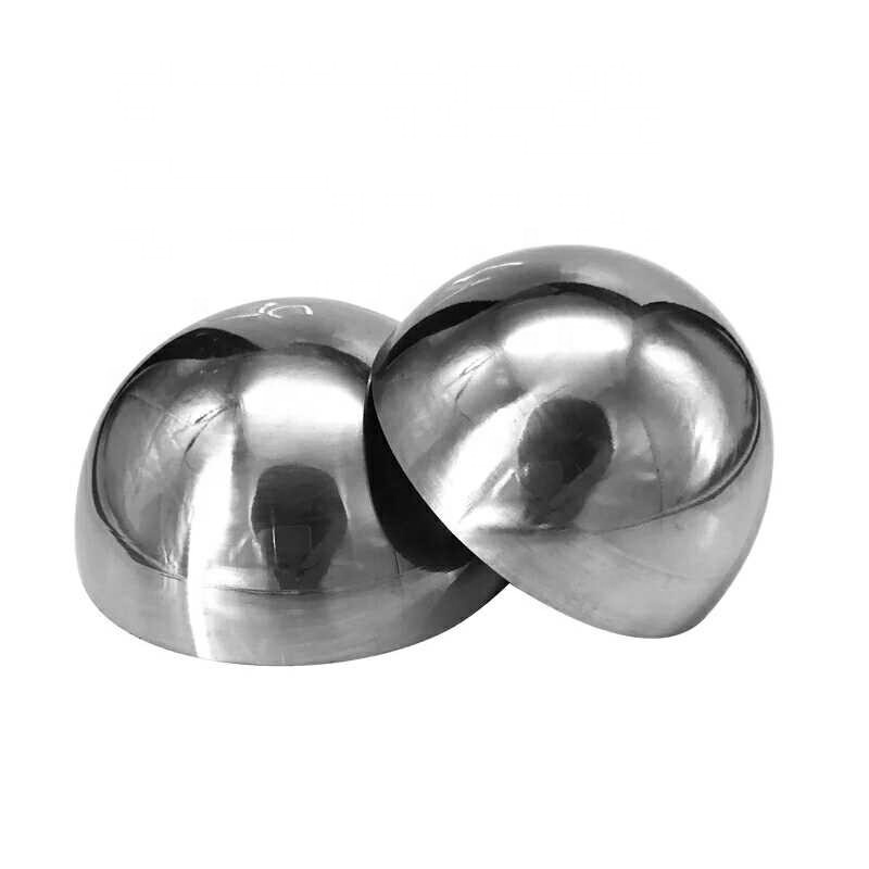 Diameter 50mm 60mm 70mm 80mm 90mm 100mm half hollow stainless steel ball hemispheres for sale