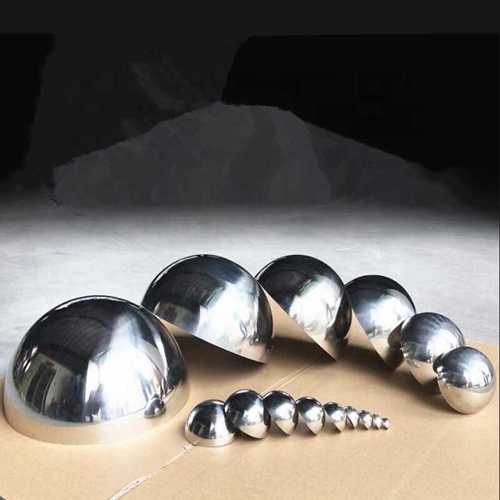 Diameter 500mm 600mm 700mm hollow stainless steel hemispheres for sale