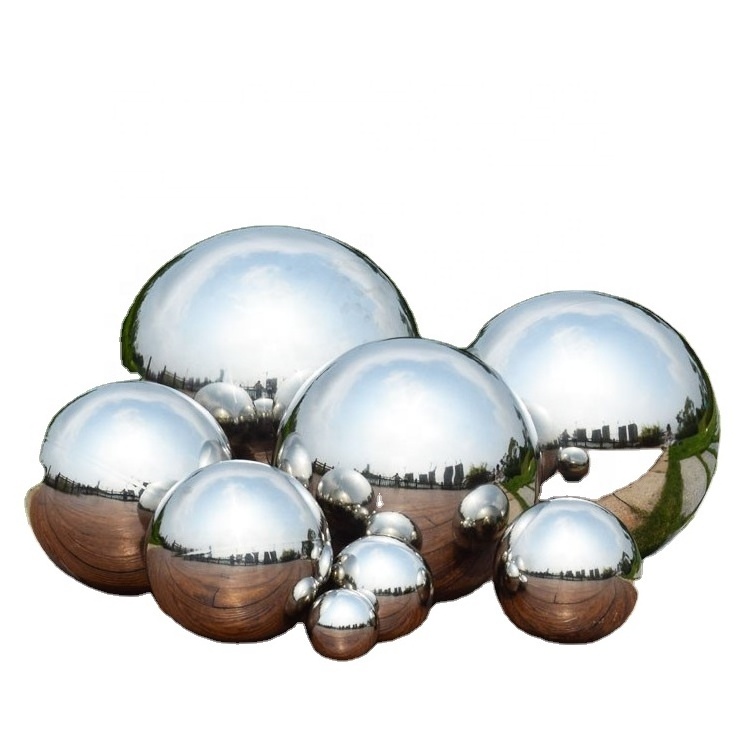 300mm 400mm 500mm 600mm 700mm 800mm large garden hollow sphere mirror stainless steel decorative ball