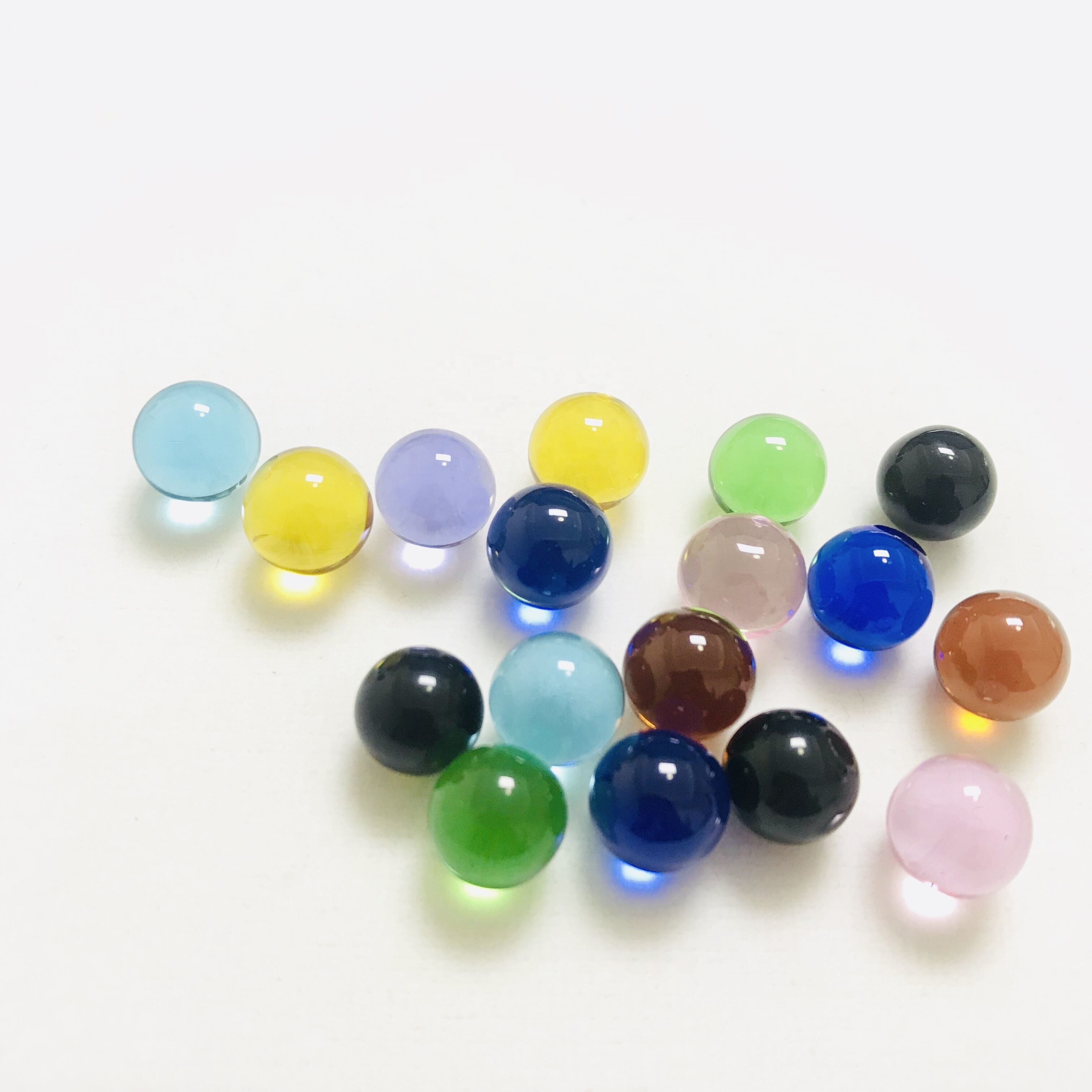 Wholesale Black Solid Glass Balls Round Marbles Glass Beads Crystal Glass Ball