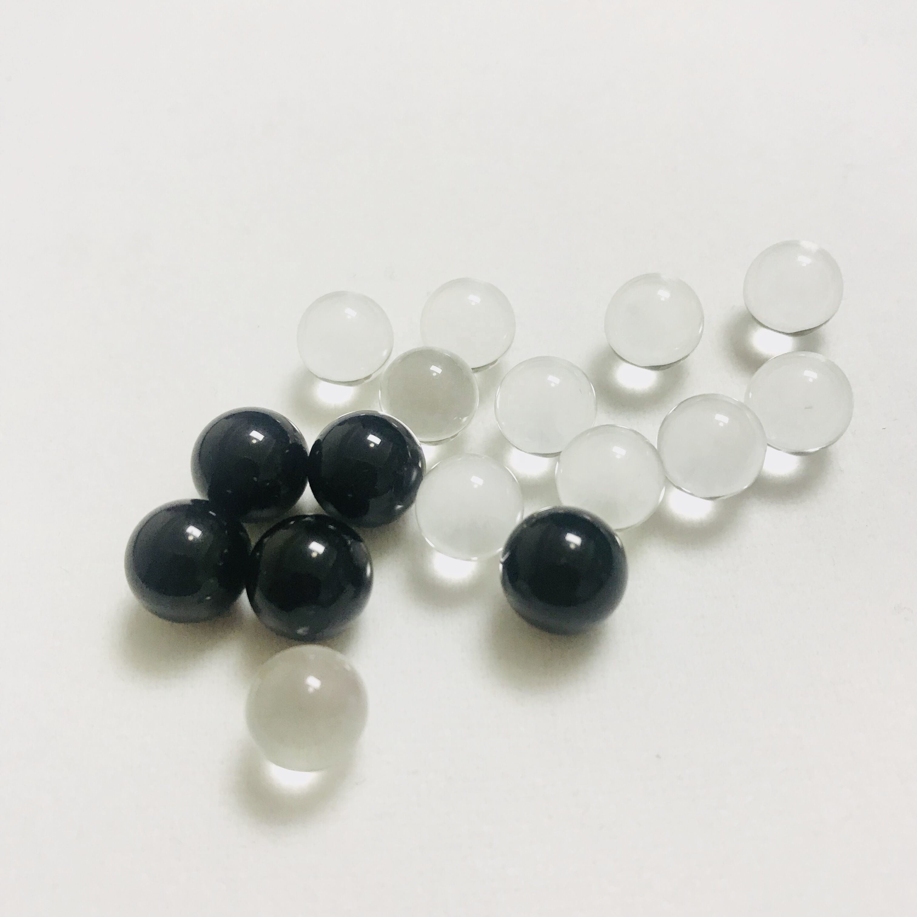 Wholesale Black Solid Glass Balls Round Marbles Glass Beads Crystal Glass Ball