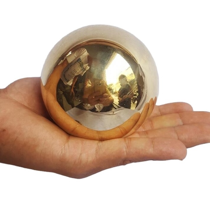 High polished Hollow Brass ball  30mm 35mm 40mm 42mm 55mm 60mm 65mm 80mm 100mm 120mm Hollow brass/copper Ball for decoration